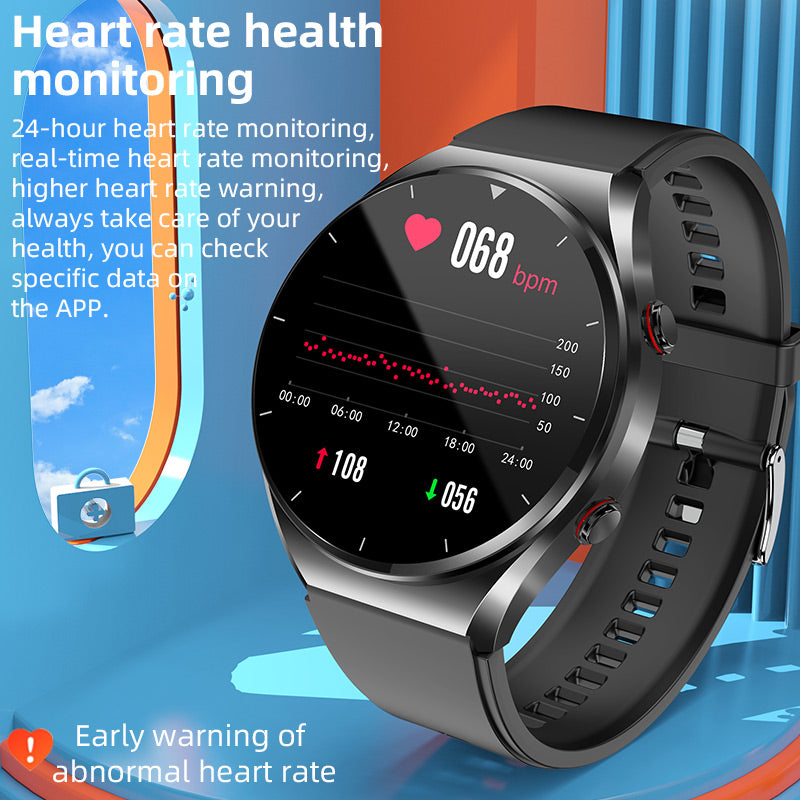 KL09 Health & Fitness Smartwatch - Heart Rate, Sleep & Body Temperature Monitor