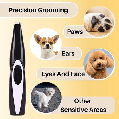 ZenPaw™ Quiet Pet Paw Trimmer | Precision Clippers for Dogs