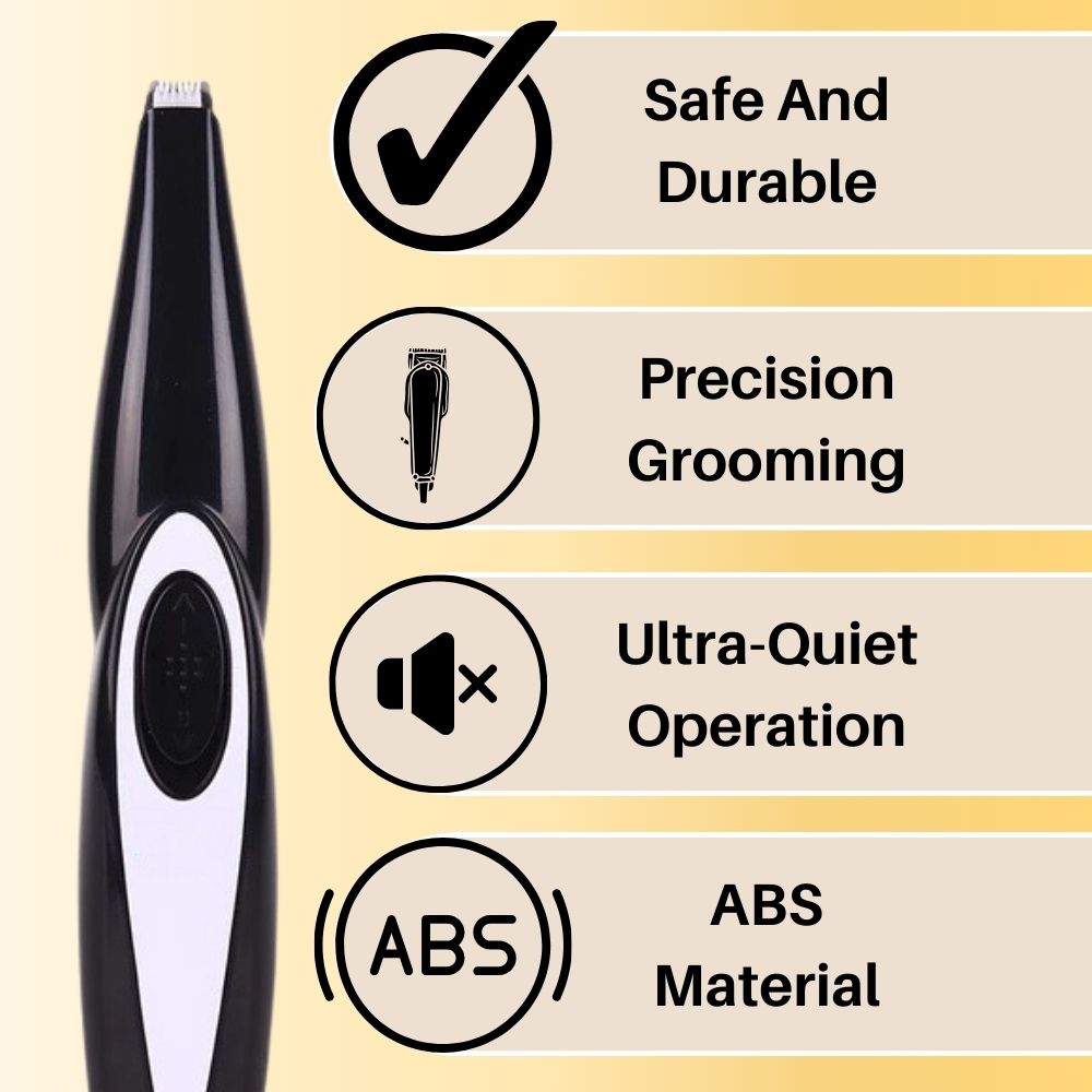 ZenPaw™ Quiet Pet Paw Trimmer | Precision Clippers for Dogs