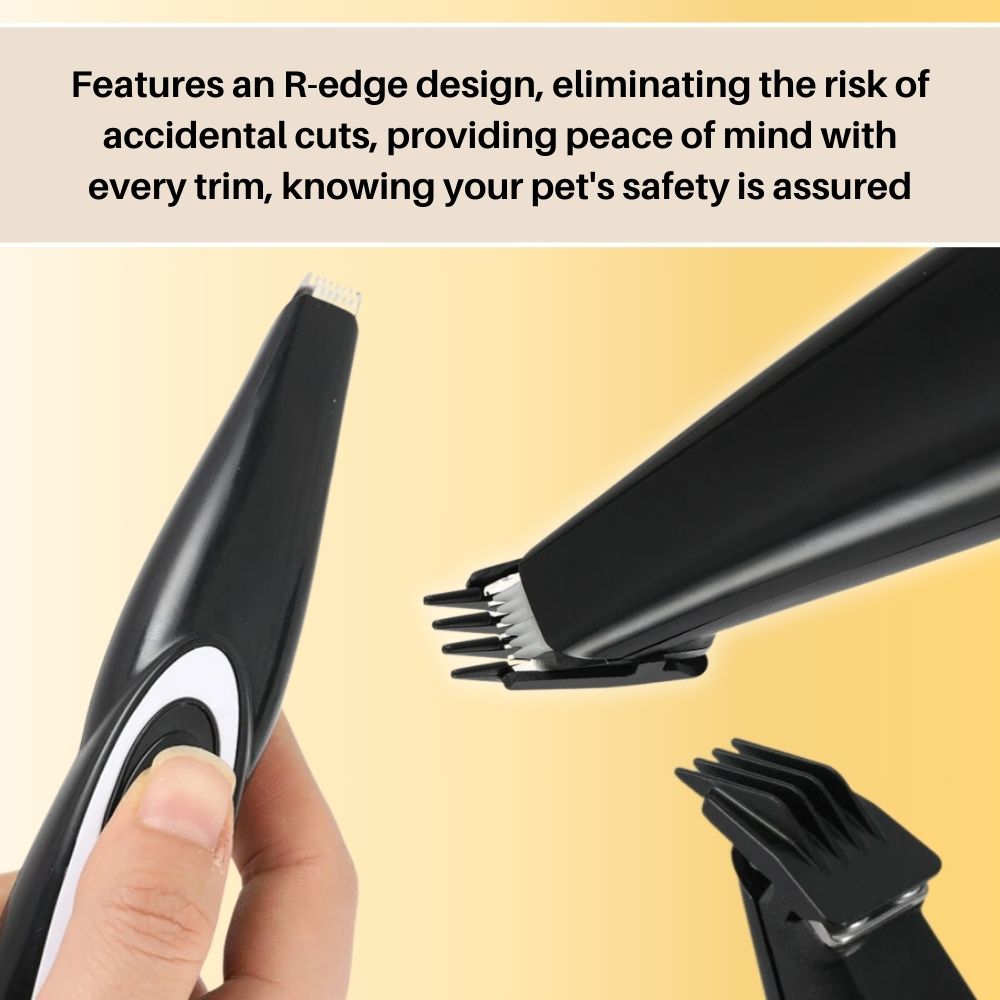 ZenPaw™ Quiet Pet Paw Trimmer | Precision Clippers for Dogs