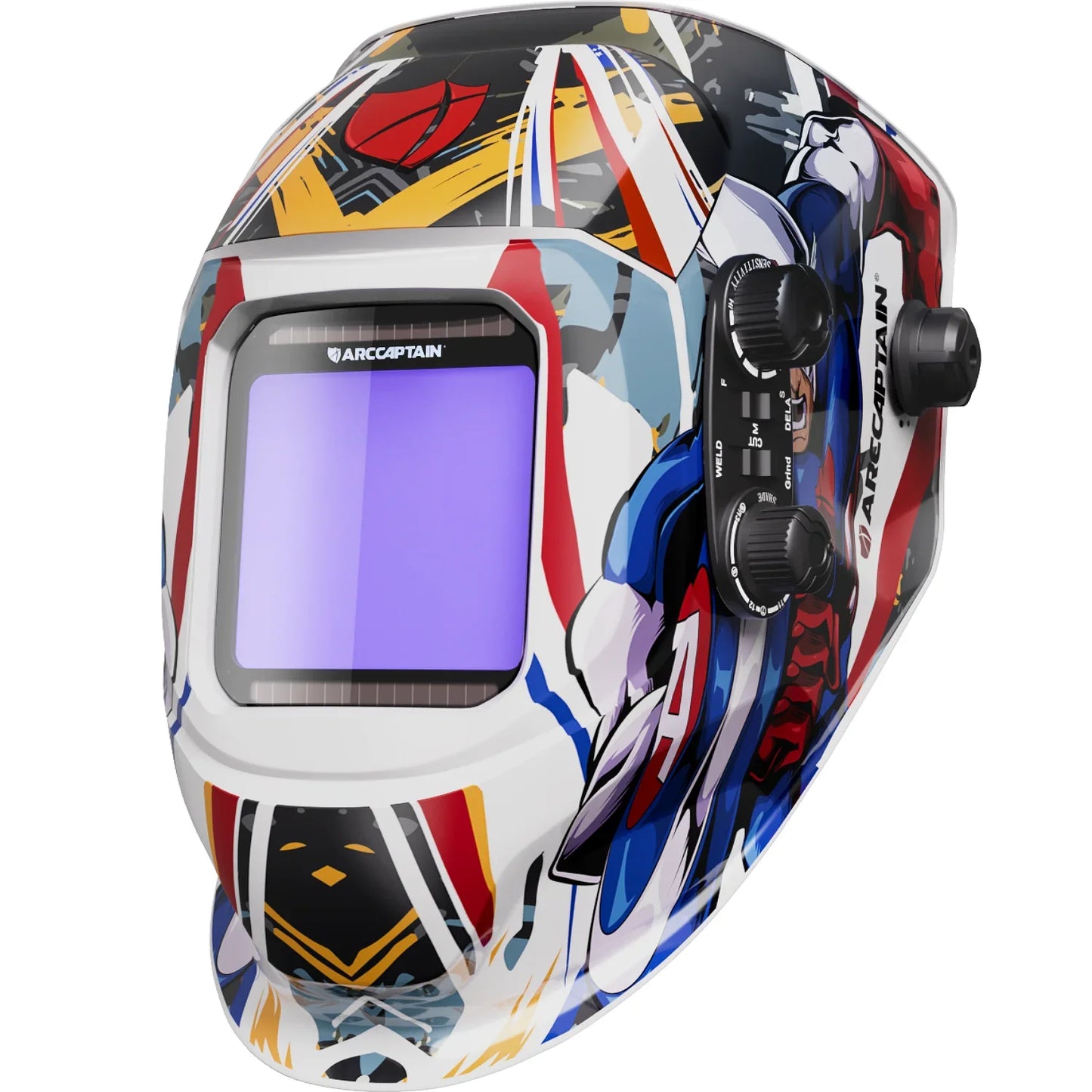 Welding Helmet: Large View True Color Auto Darkening
