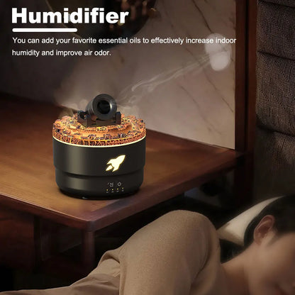 Humidifier Aroma Diffuser Water Mist Night Light Lava Perfect Gift