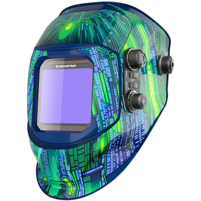 Welding Helmet: Large View True Color Auto Darkening
