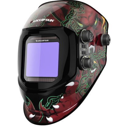 Welding Helmet: Large View True Color Auto Darkening