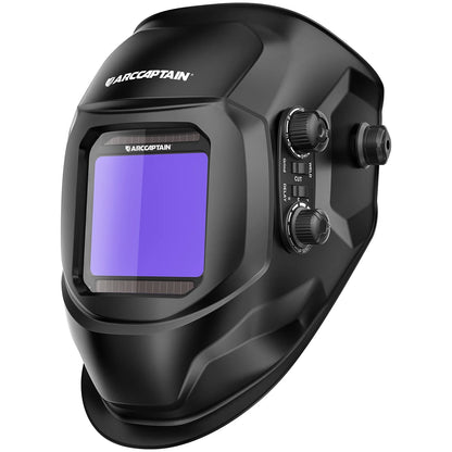 Welding Helmet: Large View True Color Auto Darkening