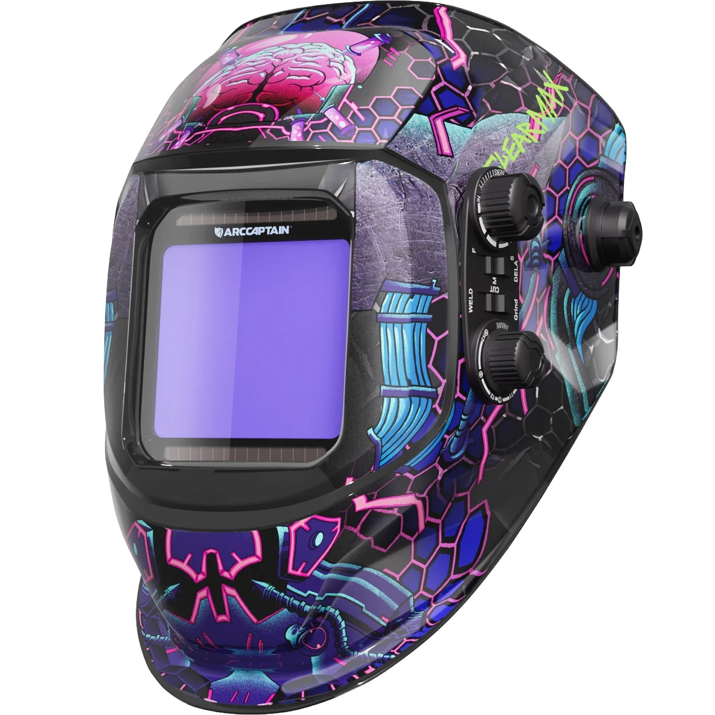 Welding Helmet: Large View True Color Auto Darkening