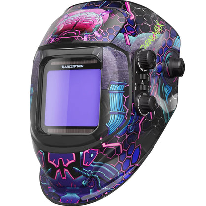 Welding Helmet: Large View True Color Auto Darkening