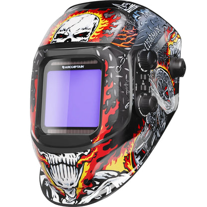 Welding Helmet: Large View True Color Auto Darkening