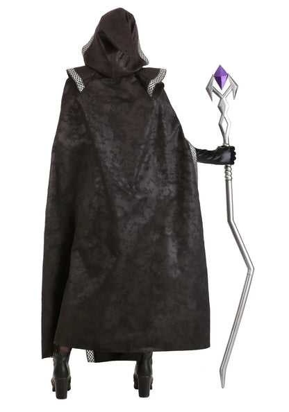 Women's Gothic Halloween Costume | Long Slit Mesh