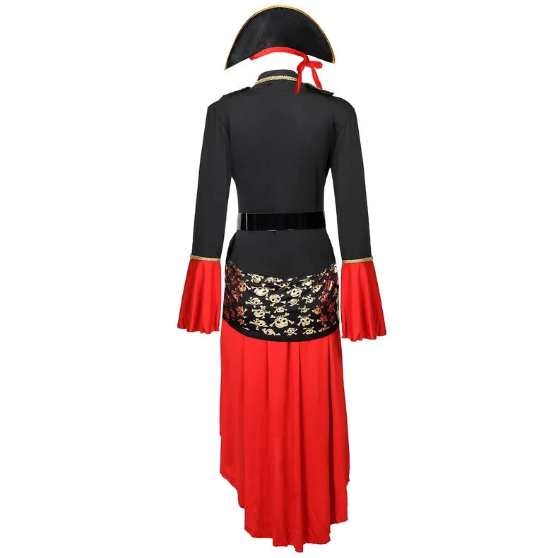 Women's Pirate Halloween Costume Dress | Midi