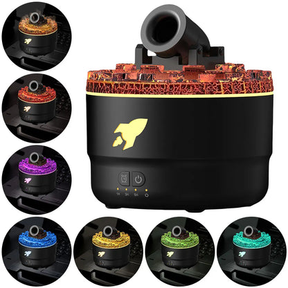 Humidifier Aroma Diffuser Water Mist Night Light Lava Perfect Gift