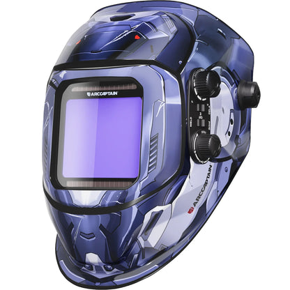 Welding Helmet: Large View True Color Auto Darkening