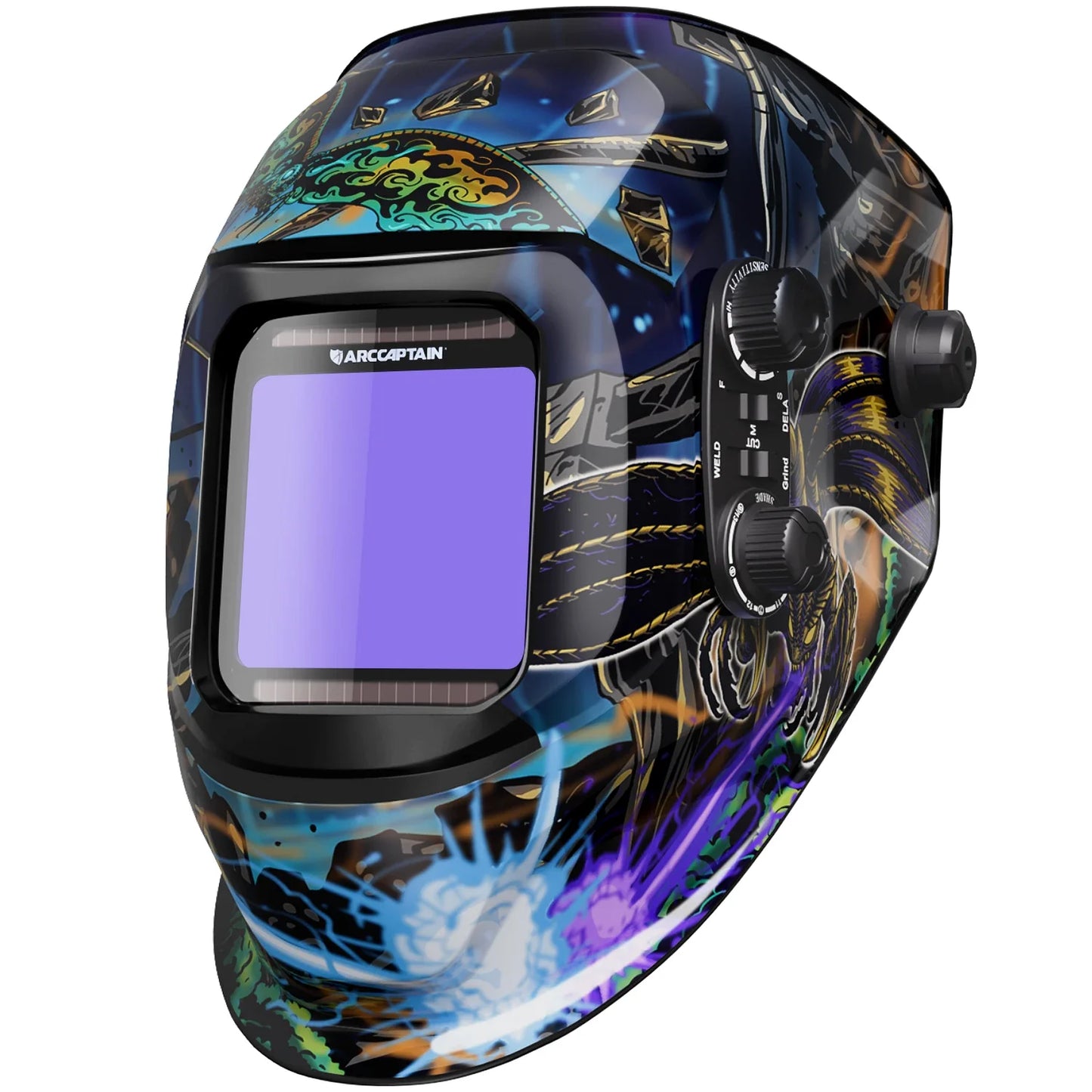 Welding Helmet: Large View True Color Auto Darkening