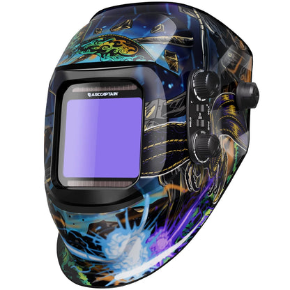 Welding Helmet: Large View True Color Auto Darkening