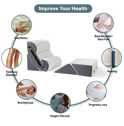 6pcs Orthopedic Bed Wedge Pillow Set for Sleeping