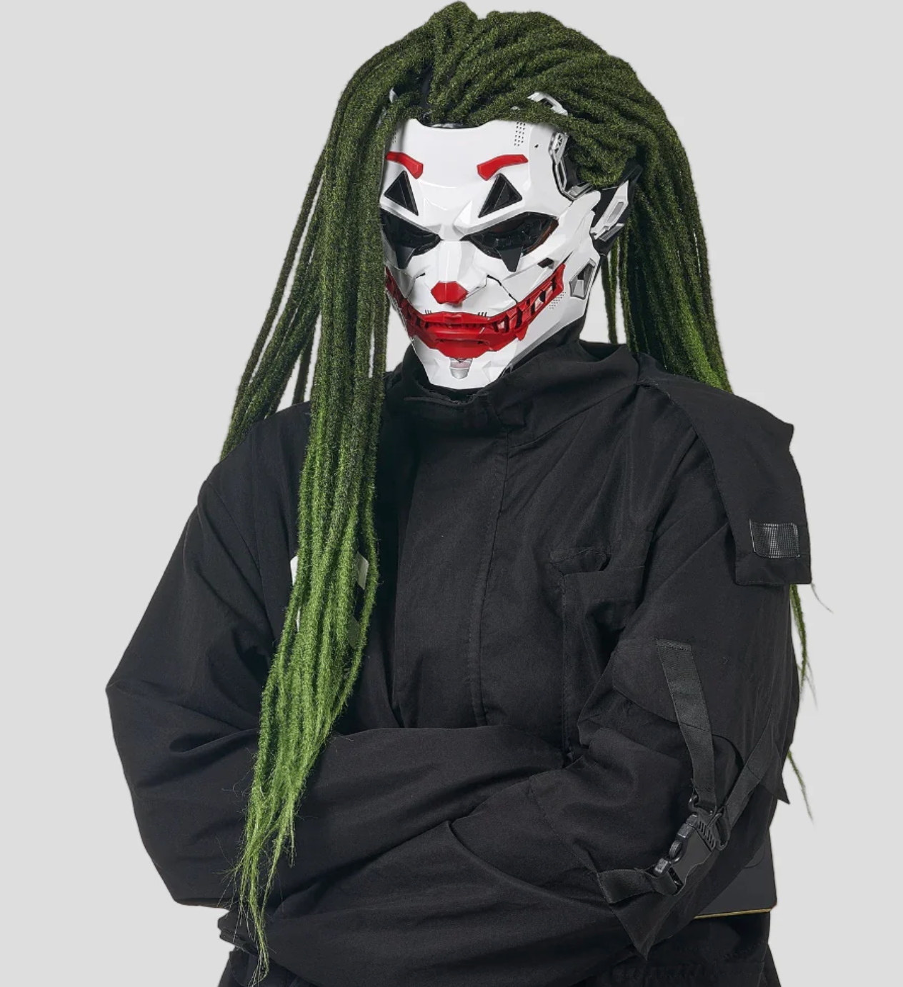 Halloween Joker Mask Cyberpunk Clown Resin Cosplay Design