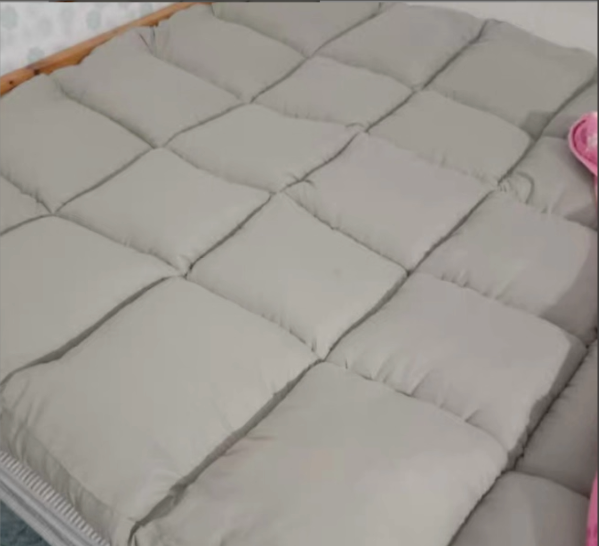 Extra Thick Quilted Mattress Topper – Luxuriously Soft Cooling Pad with Diamond Pattern, Fits 8-21" Mattresses, Perfect for Bedroom Comfort