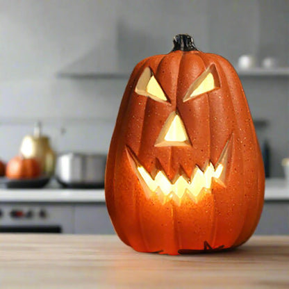 LumoJack Hollow Pumpkin Lantern – Indoor & Outdoor Halloween Light-Up