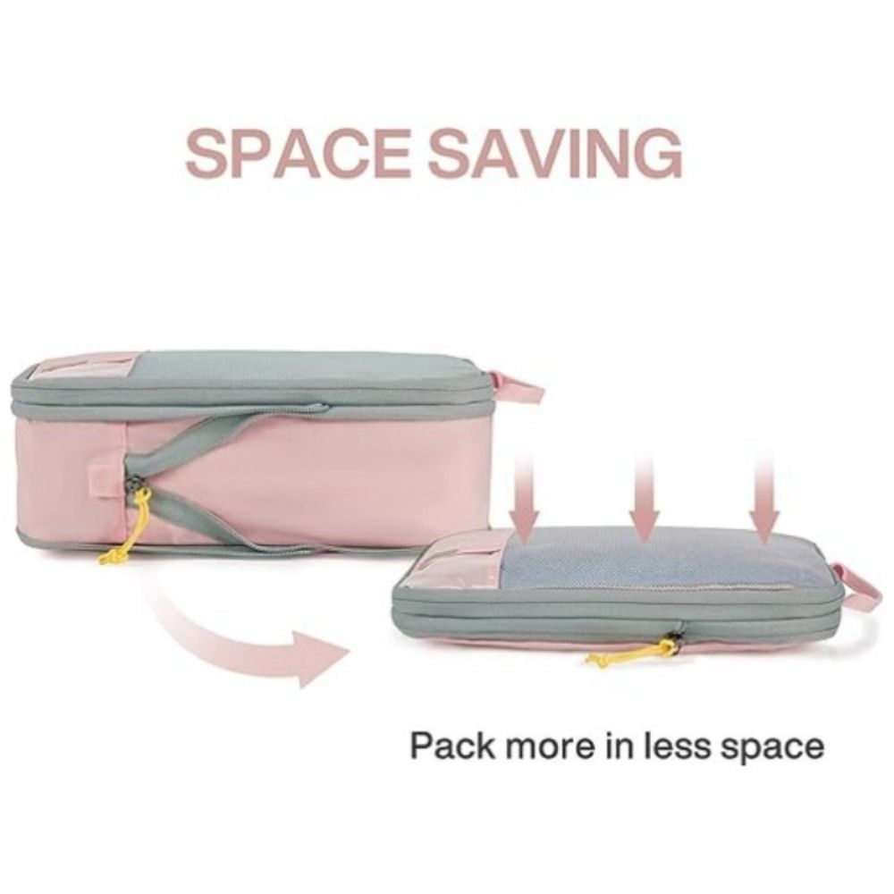 Premium Compression Packing Cubes & Travel Companion Bag