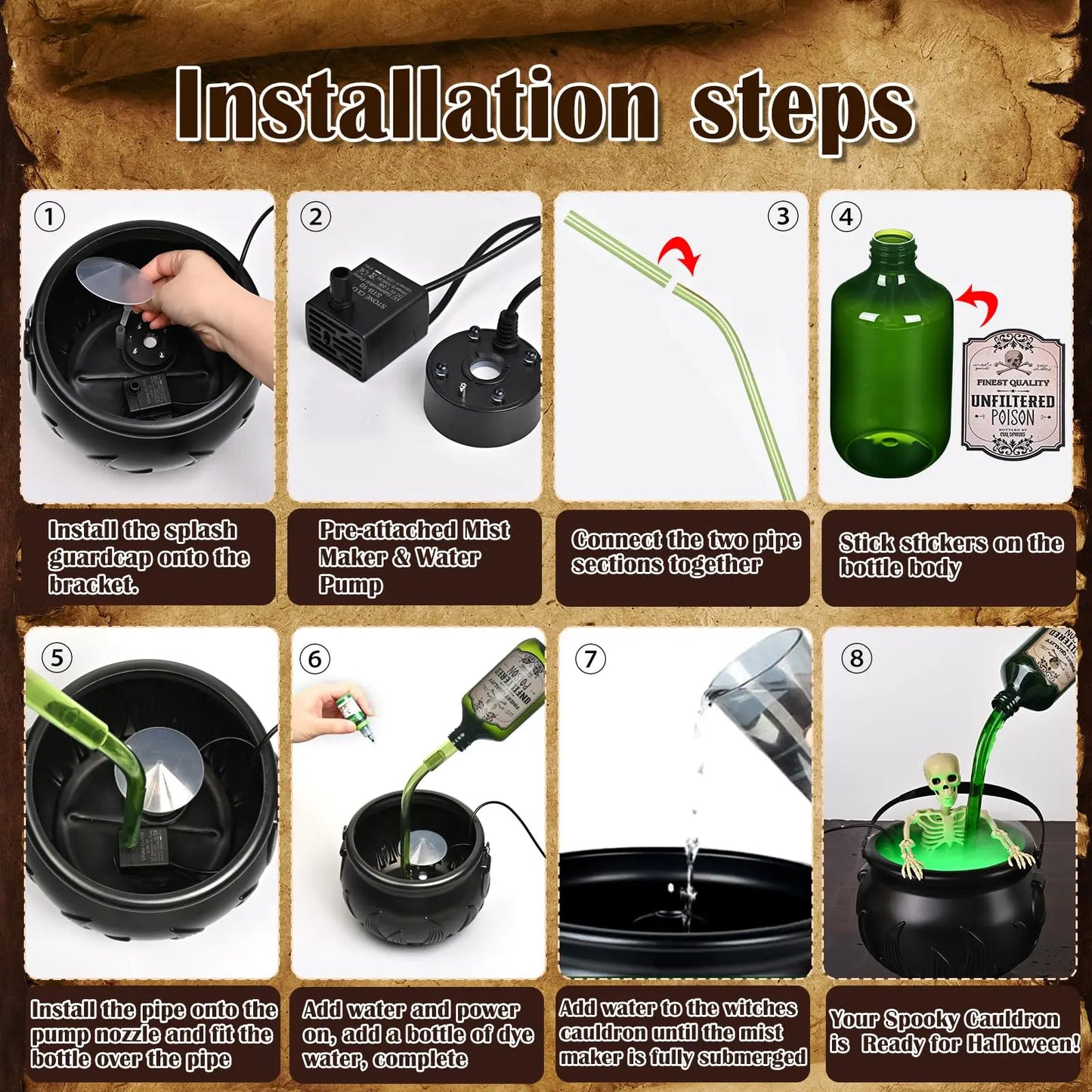 Cauldron Halloween Decorations