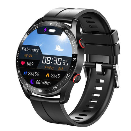 Health Monitoring Smartwatch with Blood Glucose Tracking, Waterproof Design, and Large 1.45-Inch HD Screen