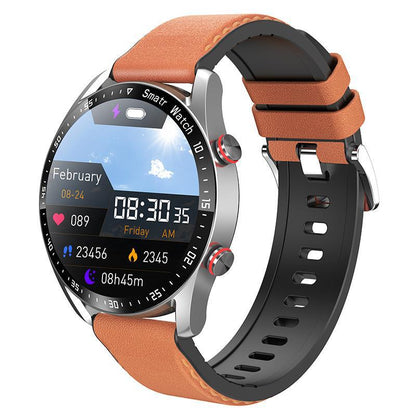 Health Monitoring Smartwatch with Blood Glucose Tracking, Waterproof Design, and Large 1.45-Inch HD Screen