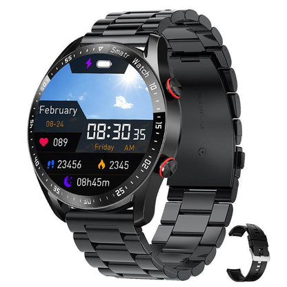 Health Monitoring Smartwatch with Blood Glucose Tracking, Waterproof Design, and Large 1.45-Inch HD Screen
