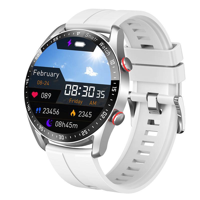 Health Monitoring Smartwatch with Blood Glucose Tracking, Waterproof Design, and Large 1.45-Inch HD Screen