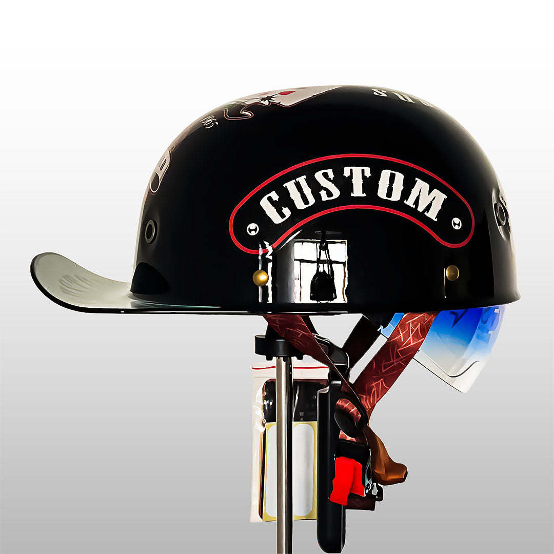 Stylish DOT & ECE Certified Motorcycle Helmet with Lightweight ABS Shell