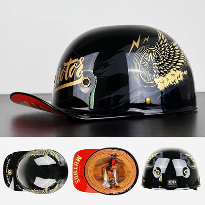 Stylish DOT & ECE Certified Motorcycle Helmet with Lightweight ABS Shell