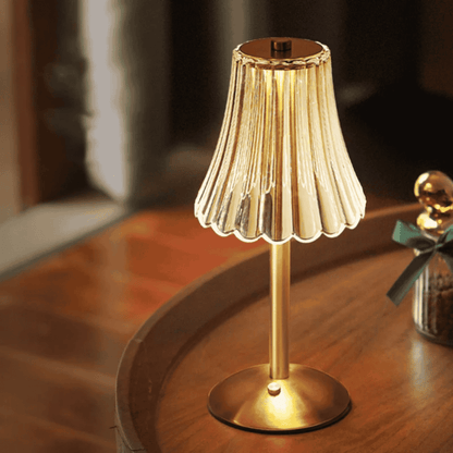LumiCrystal Rechargeable LED Table Lamp