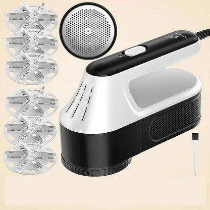 Commercial Fabric Hair Remover - 45W Lint Shaving Machine with 2 Speeds for Clothes, Sofa & Home Textile Restoration