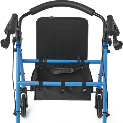 Walkerly - Folding Walker with Seat & Wheels