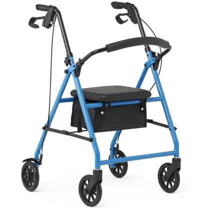 Walkerly - Folding Walker with Seat & Wheels