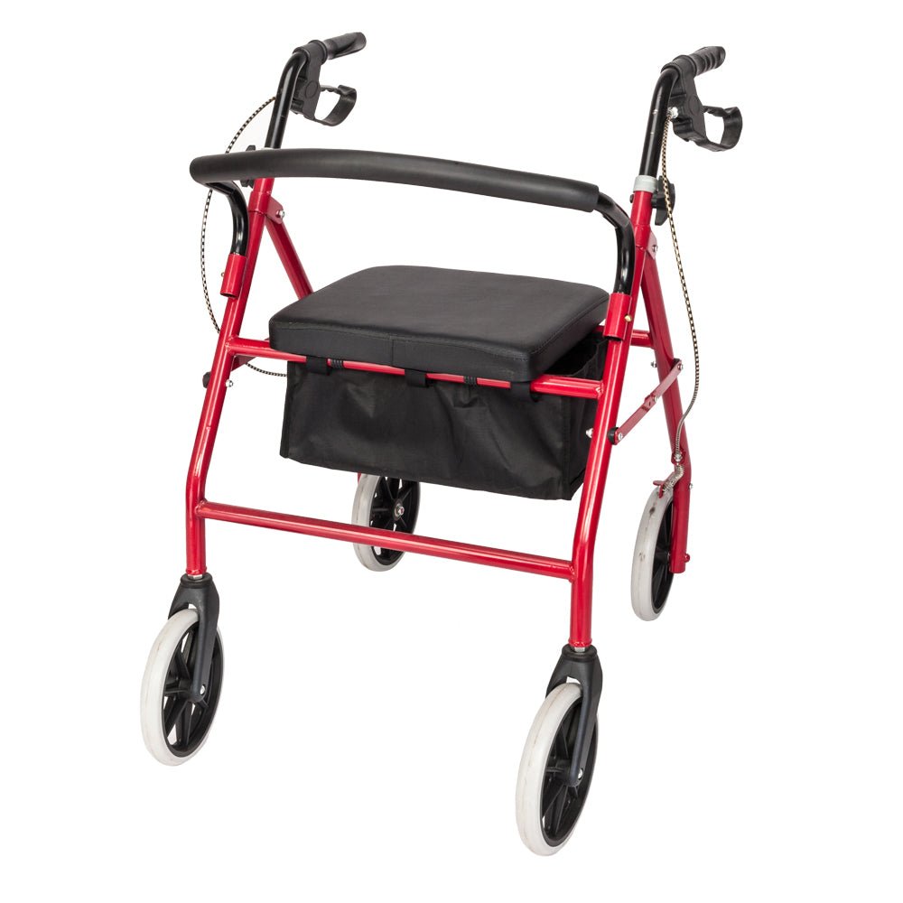 Walkerly - Folding Walker with Seat & Wheels