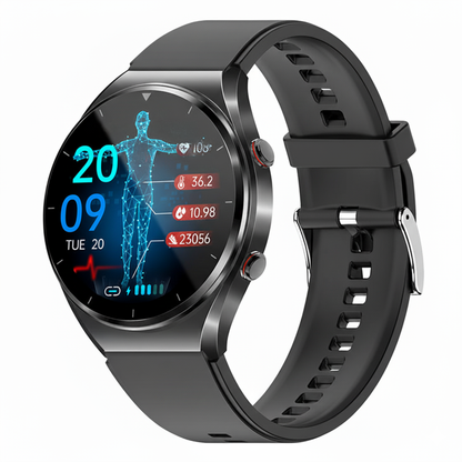 KL09 Health & Fitness Smartwatch - Heart Rate, Sleep & Body Temperature Monitor