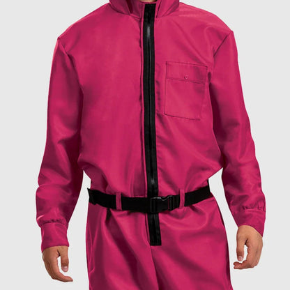 Kids Game Costume Adult Jumpsuit Guard Mask Outfit