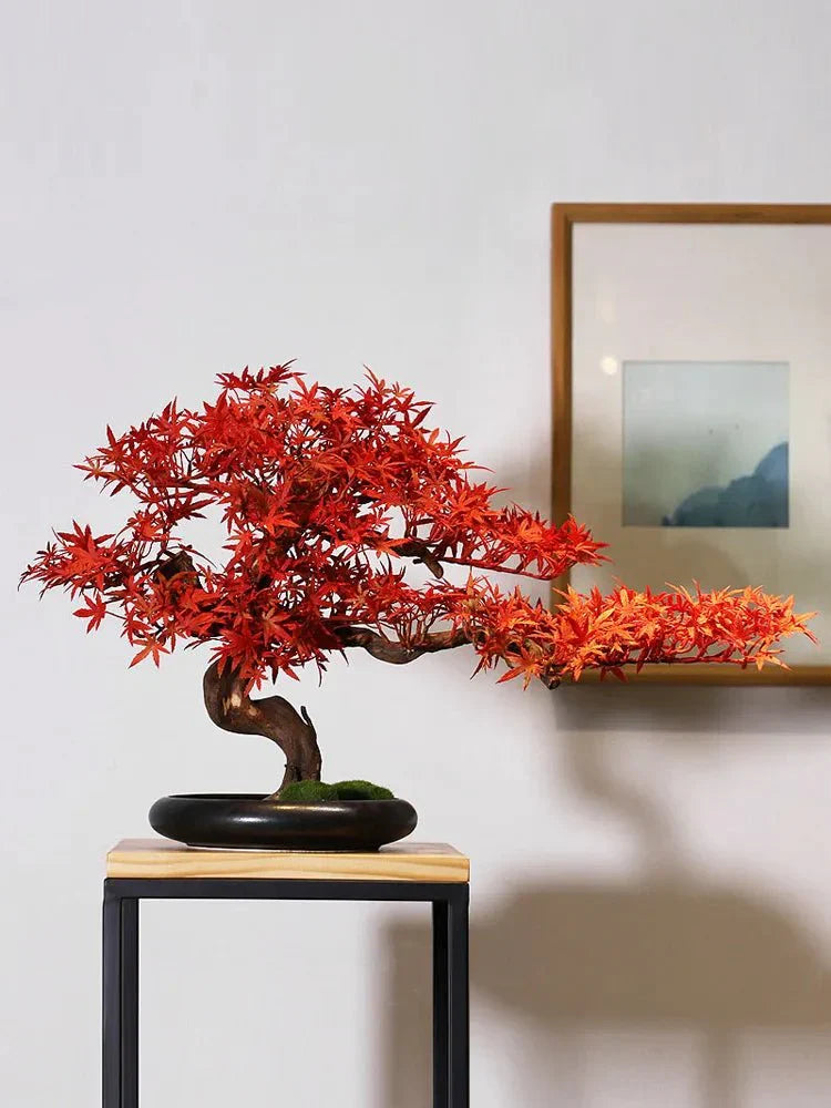 Artificial Bonsai Tree: Immortal Welcoming Pine for Home & Living Decor