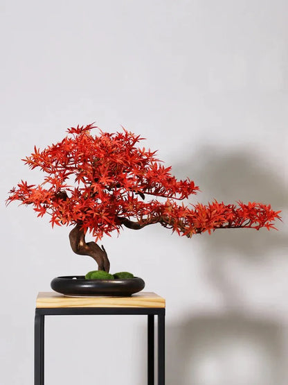 Artificial Bonsai Tree: Immortal Welcoming Pine for Home & Living Decor
