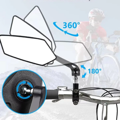Bike Rearview Mirror Reflector Adjustable Rotatable Handlebar Mirror
