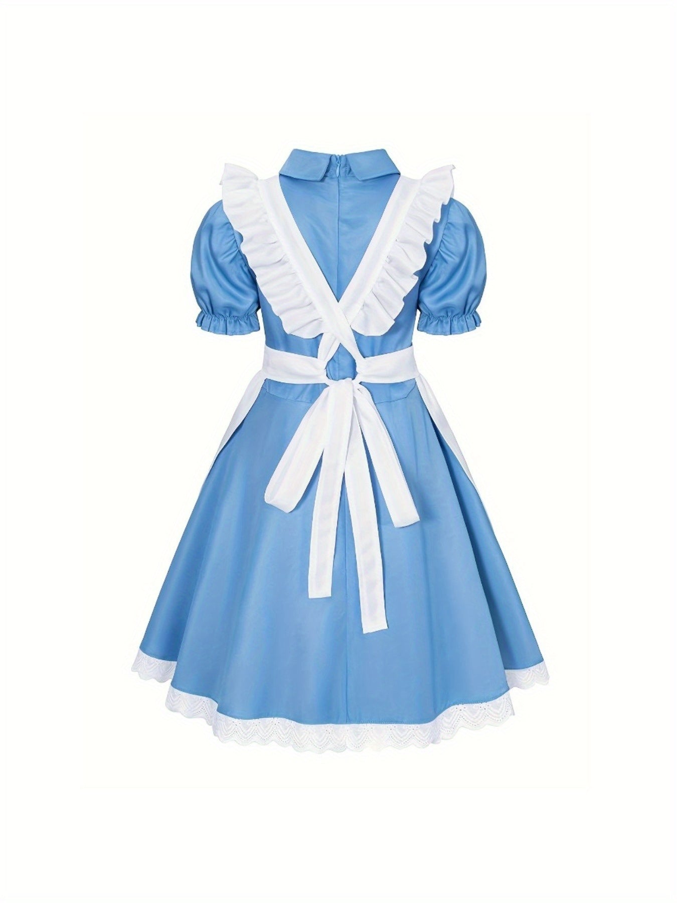 Girls Classic Puff Sleeve Halloween Costume Dress Set | Mini