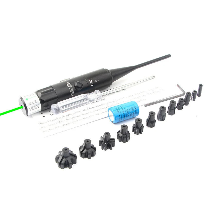 Adjustable Laser Bore Sighter Kit, Portable Laser Scope Collimator