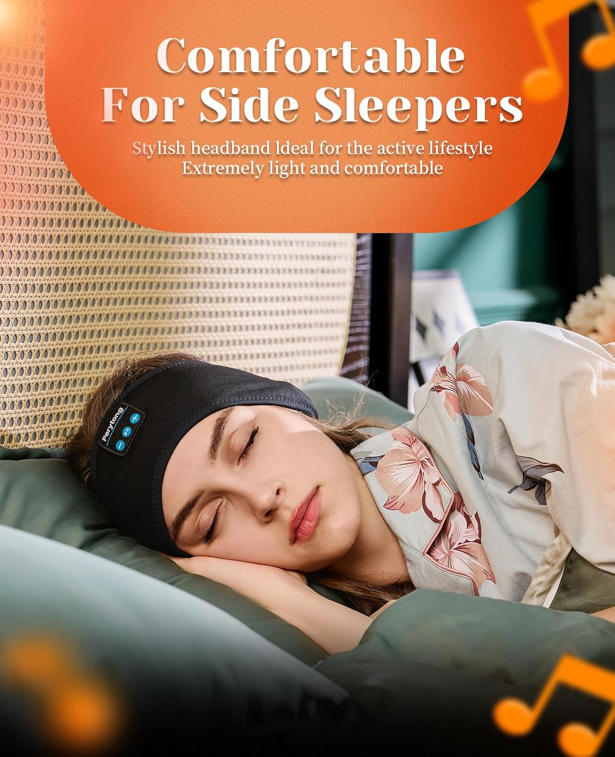 Noise-Canceling Sleep Headband Headphones