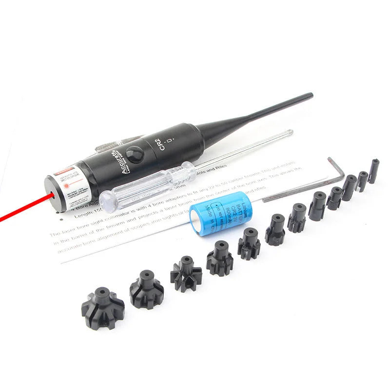 Adjustable Laser Bore Sighter Kit, Portable Laser Scope Collimator