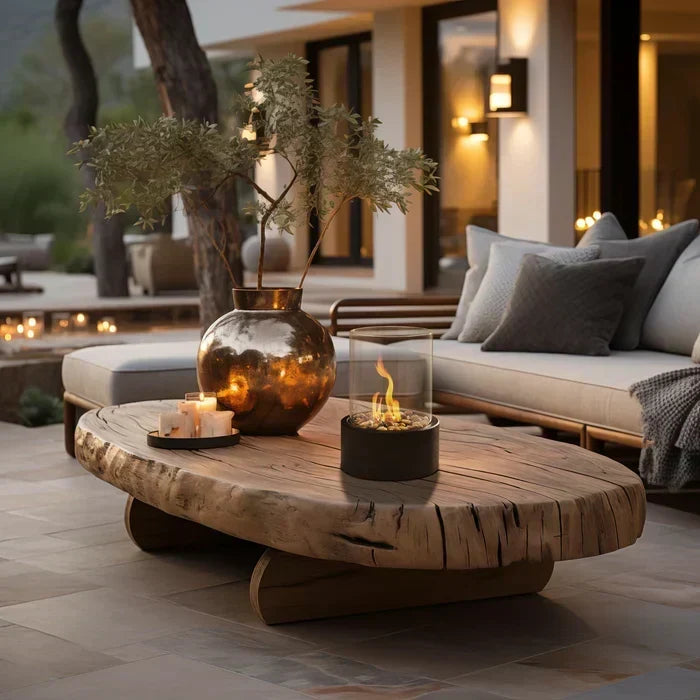 Flameless Tabletop Lamp – Cordless Rechargeable LED Flame-Effect Light