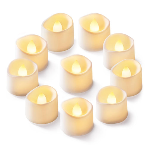 Flameless LED Tea Lights, 24-Pack Flickering Battery Candles