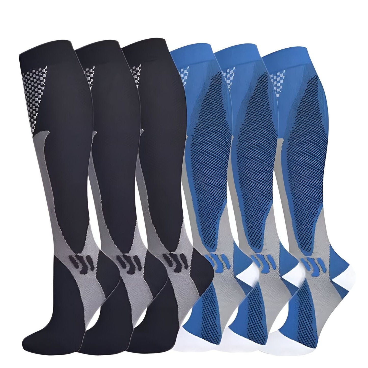 FlexFit 6 Pairs Compression Socks