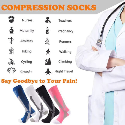 FlexFit 6 Pairs Compression Socks