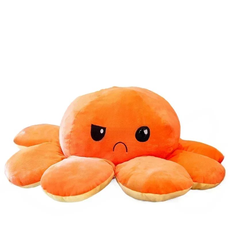 Giant Reversible Octopus Plush – Flip for a Mood Change, Perfect for Kids