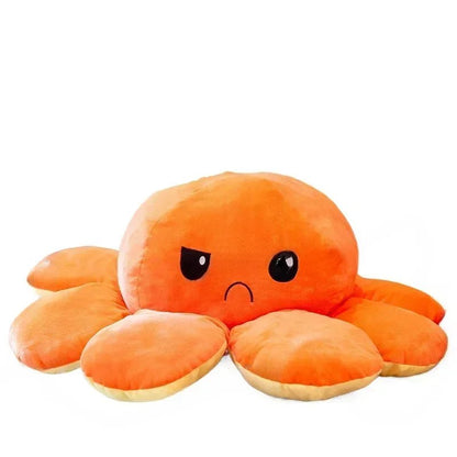 Giant Reversible Octopus Plush – Flip for a Mood Change, Perfect for Kids